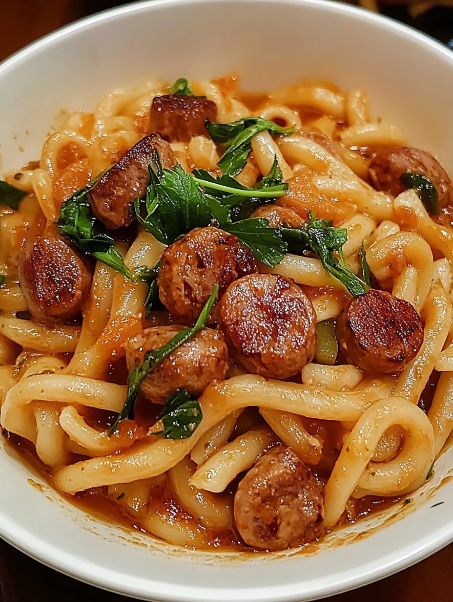 Creme Cajun Wurst Pasta