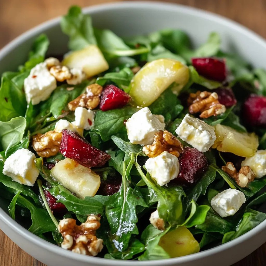 Feldsalat mit Granatapfel, Feta & Walnüssen