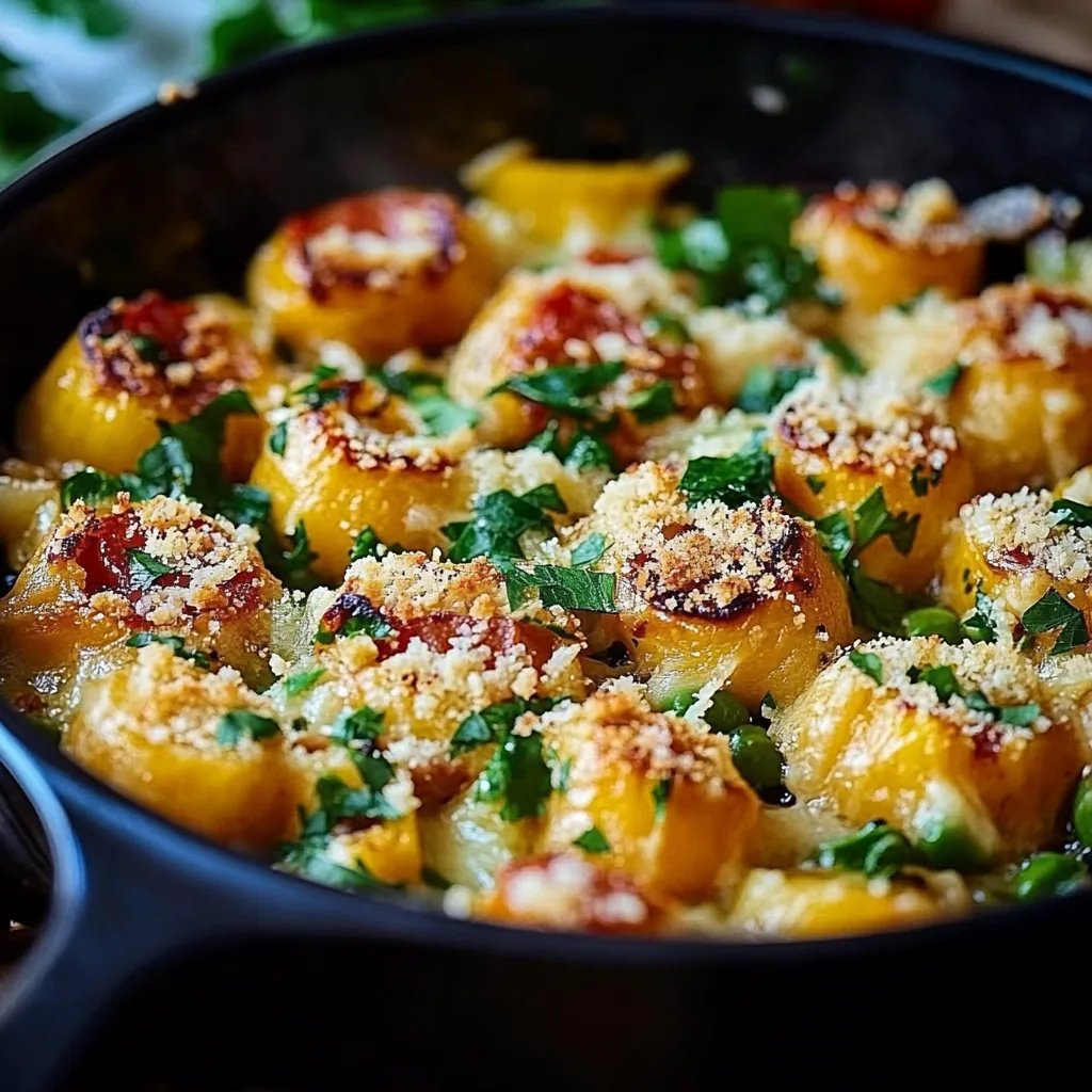 Spätzleauflauf mit Gemüse