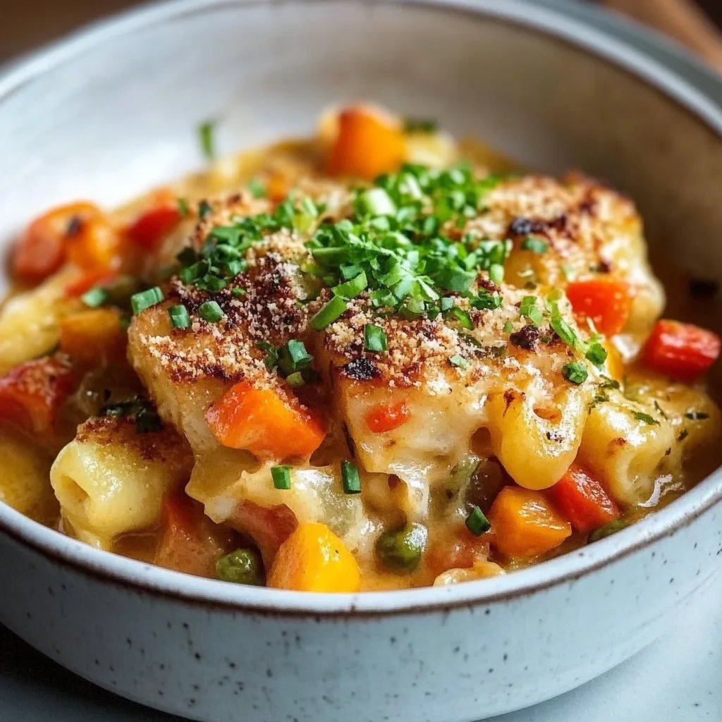 Spätzleauflauf mit Gemüse