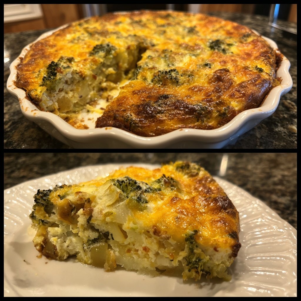 Cremiger Brokkoli Kartoffel Auflauf