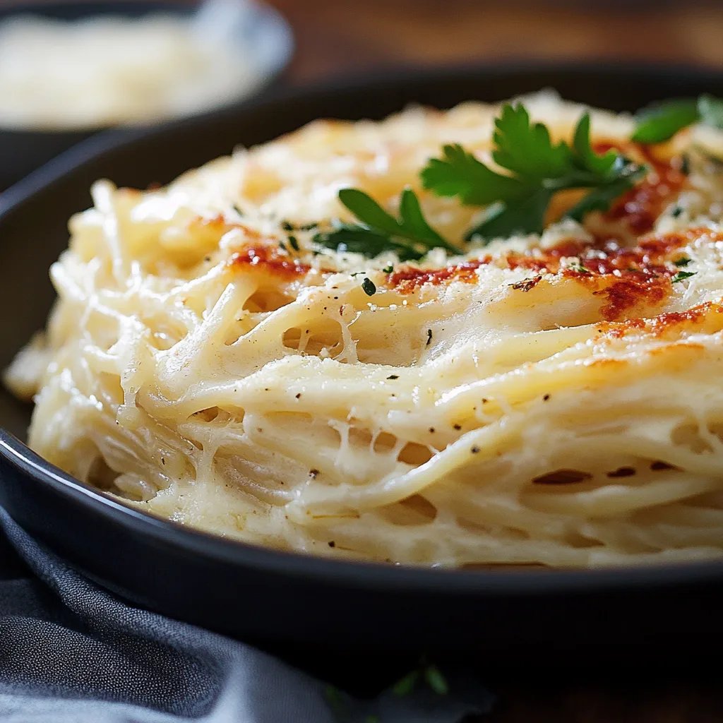 Spaghetti-Schichtkuchen