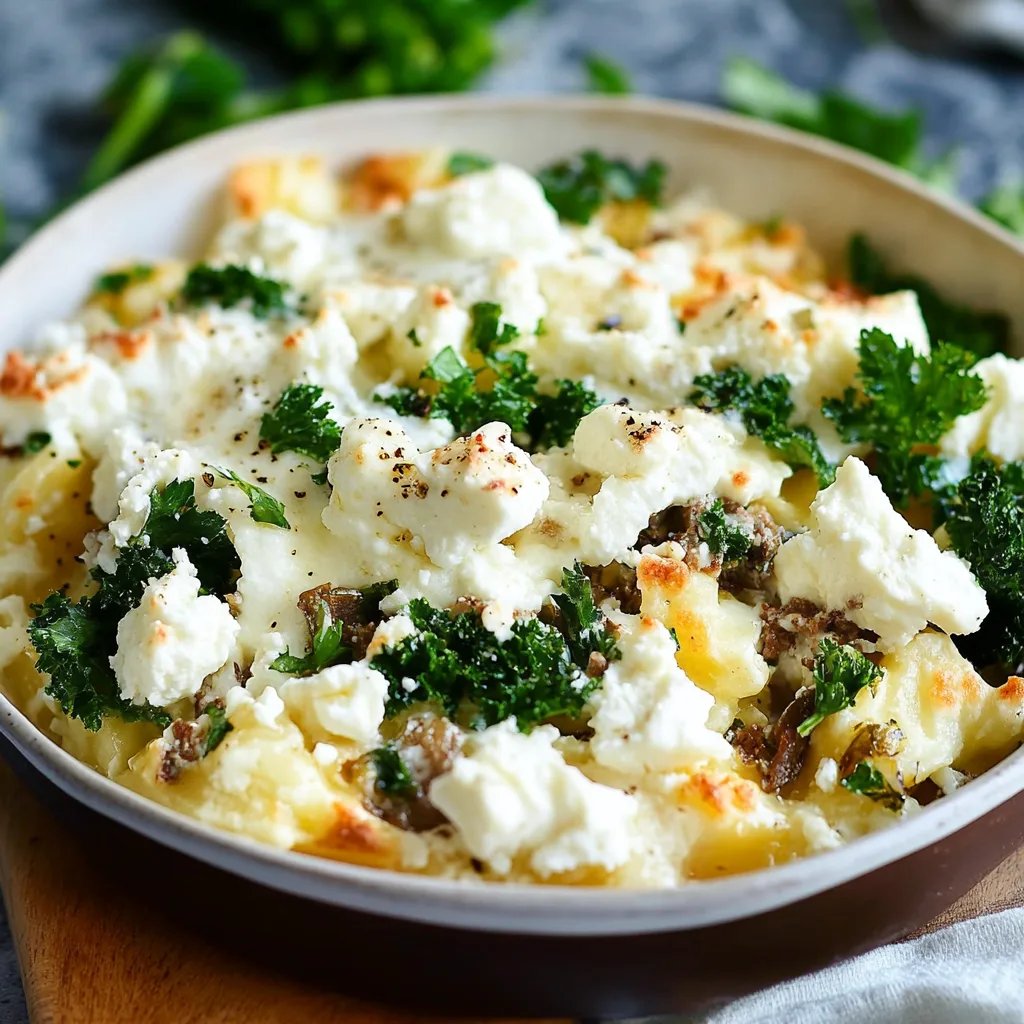 Blumenkohl-Hack-Auflauf mit Feta