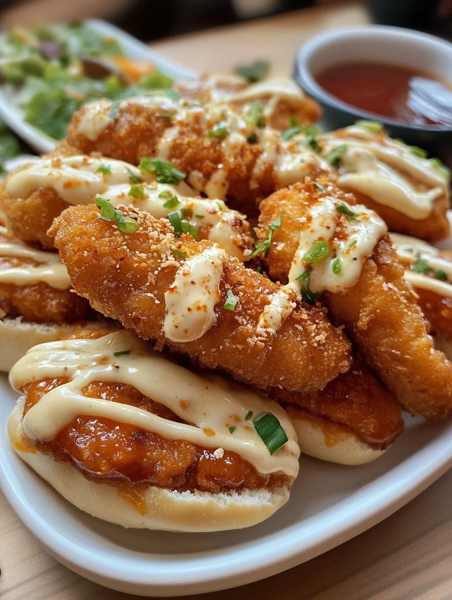 Cheesy Dynamite Chicken Buns