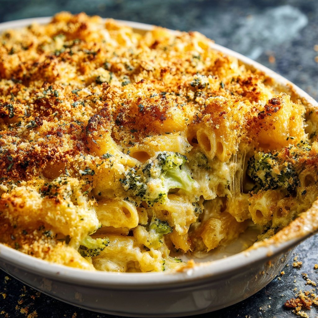 Brokkoli Nudel Auflauf